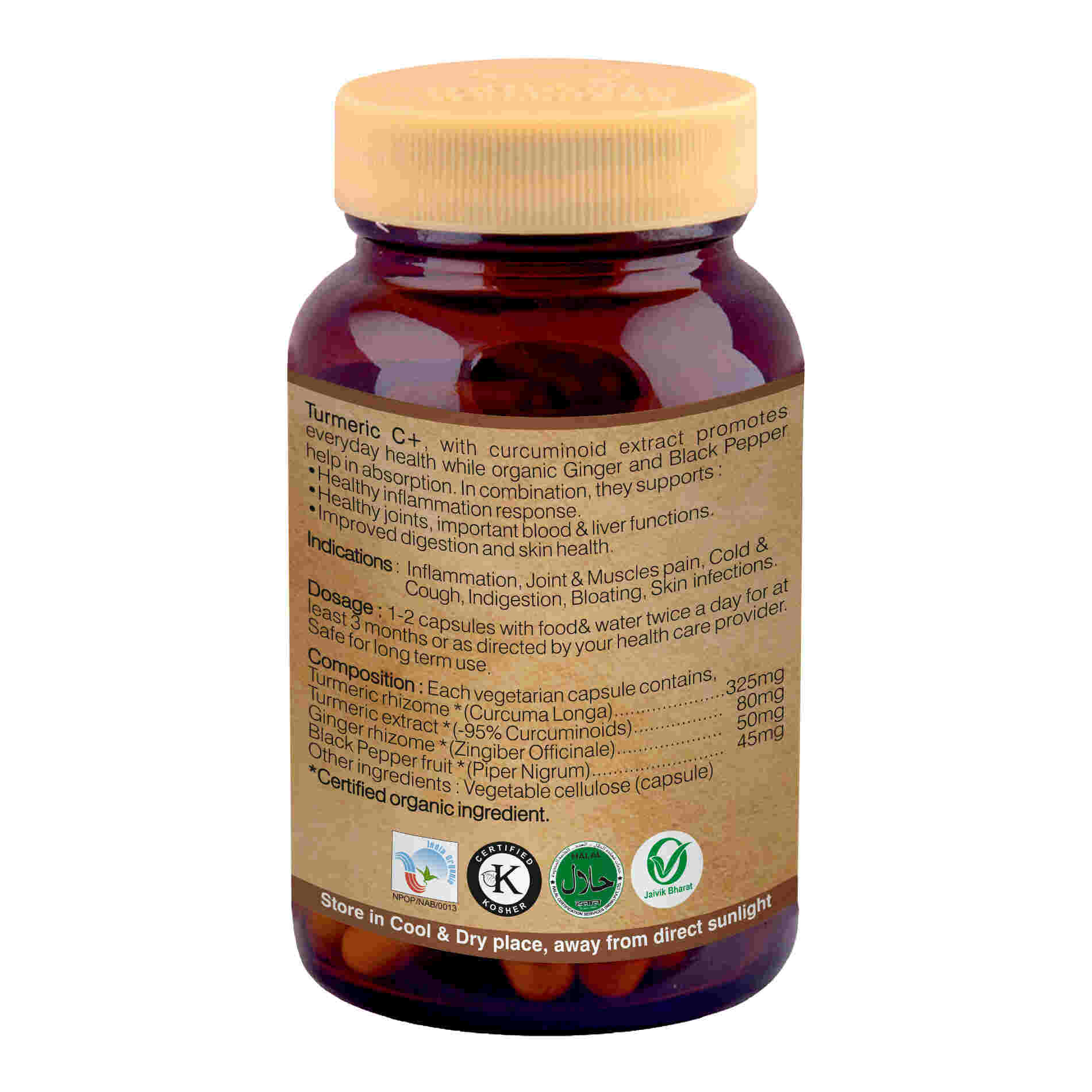 Organic Wellness Turmeric C+ | Grocsy