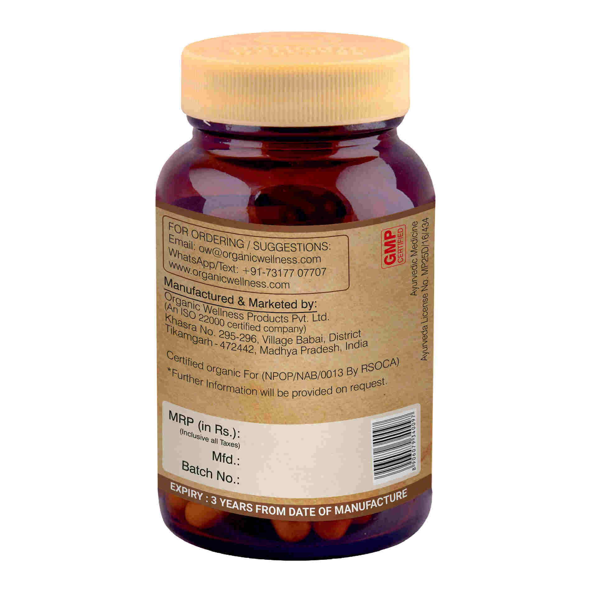 Organic Wellness Turmeric C+ | Grocsy