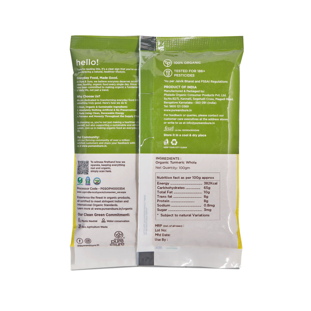 Pure & Sure Organic Turmeric Powder