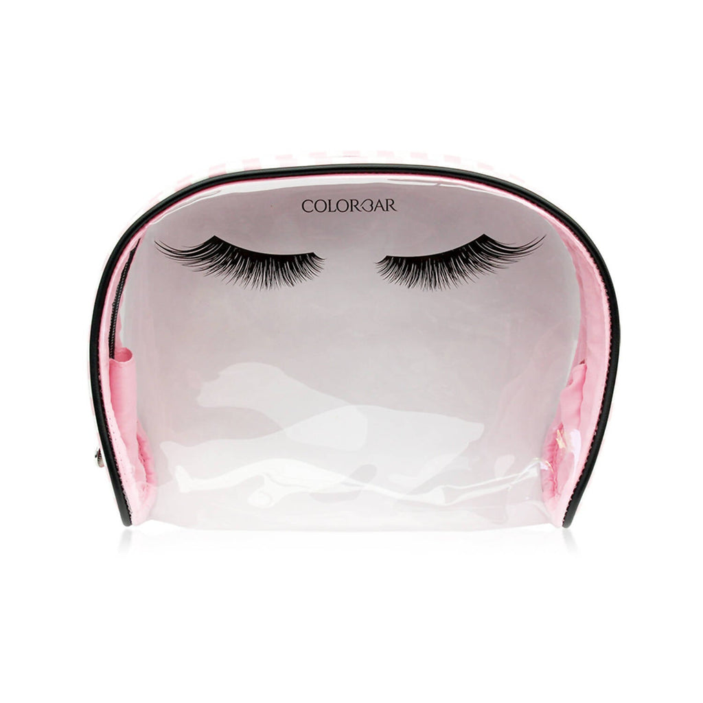 Colorbar Pouch Lips & Lashes Bag In Bag (Set Of Three) - White + Blush Pink | Grocsy