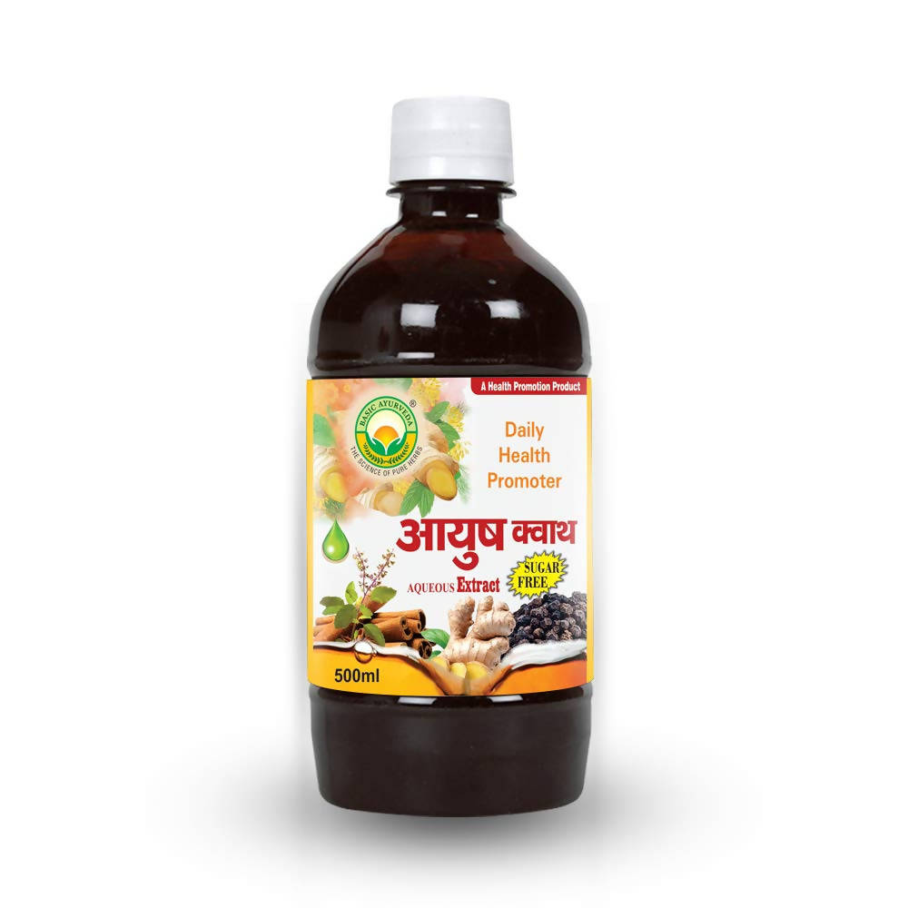 Basic Ayurveda Ayush Kwath Liquid Sugar-Free | Grocsy