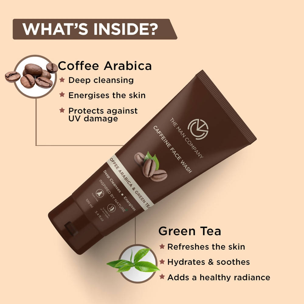 The Man Company Caffeine Face Wash | Grocsy