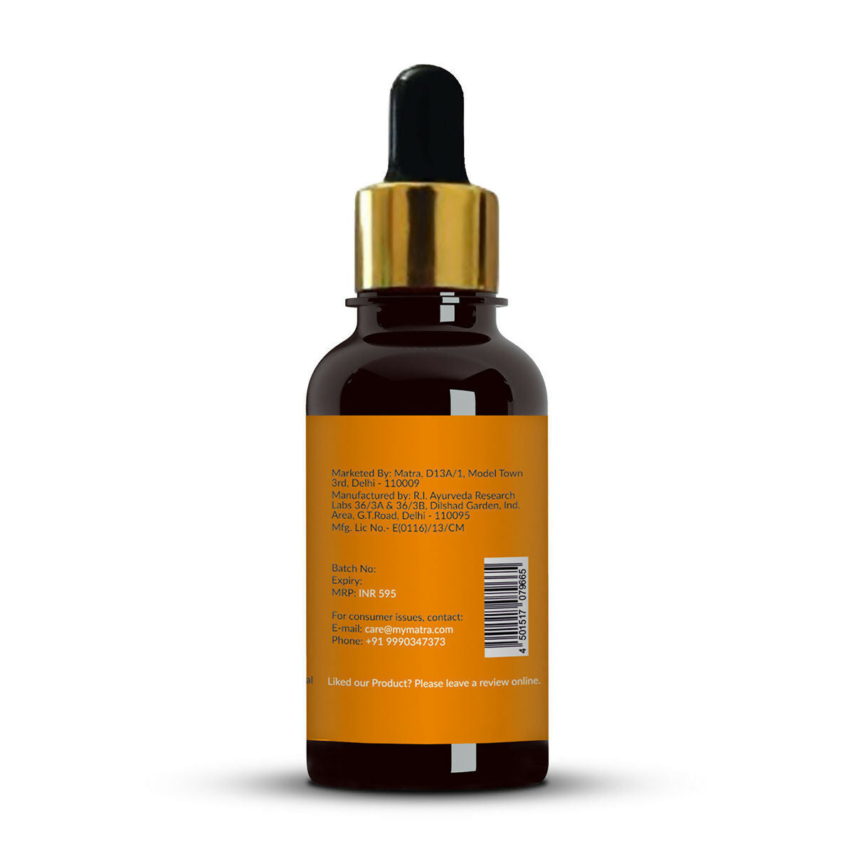 Matra Ayurvedic Kumkumadi Skin Lightening Oil | Grocsy