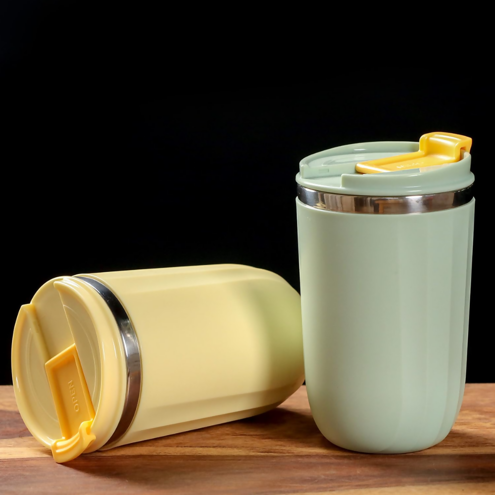 Udyan Tea Stainless Steel Vacuum Insulated Tumbler - Honey Yellow | Grocsy
