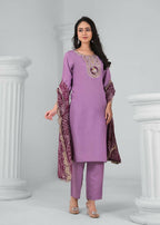 Ethnic Festive Wear Rayon Wine Stitched Suit With Dupatta - Tanisha | Grocsy