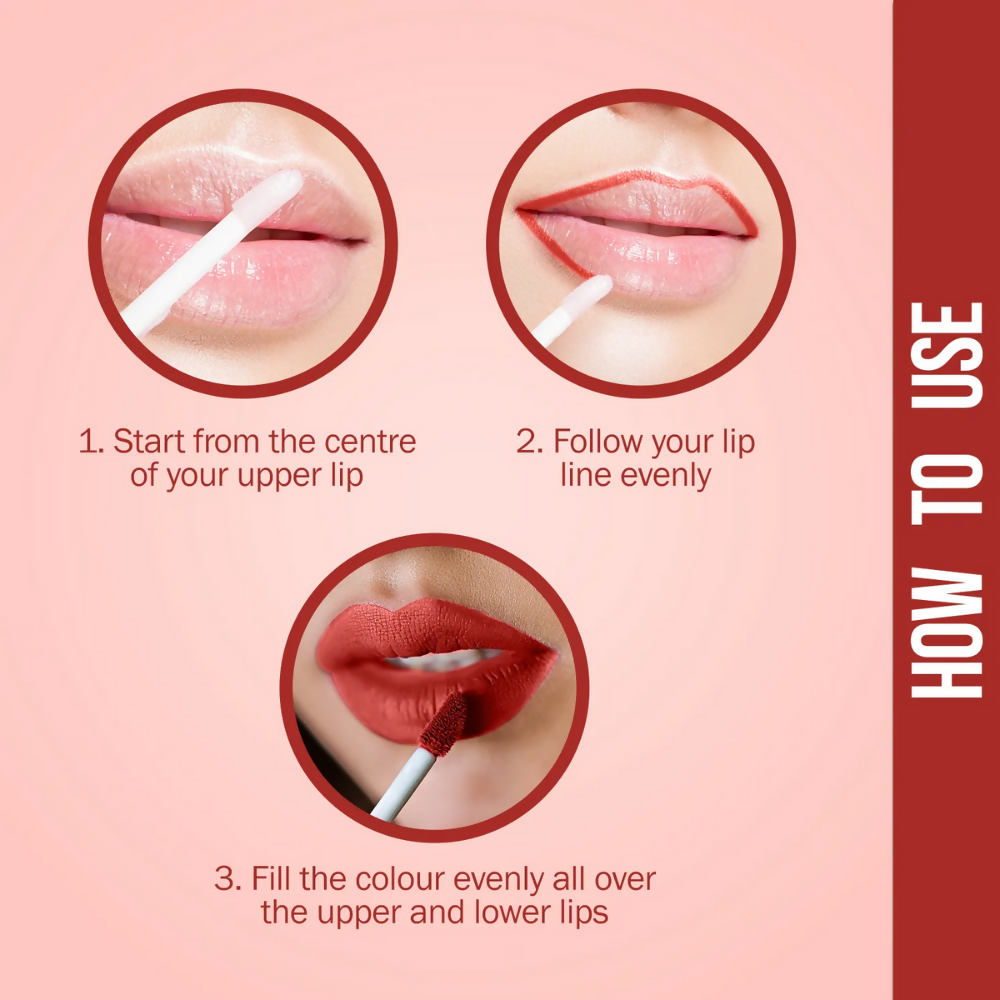 NY Bae Smudge Proof Liquid Lipstick - Earthy Brown 05 | Grocsy
