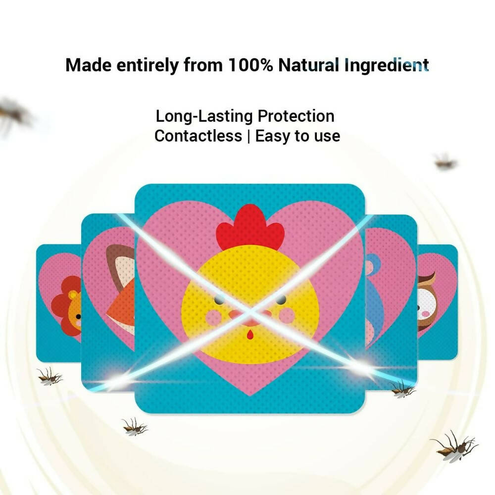 BabyChakra 100% Natural Mosquito Repellent Patches | Grocsy