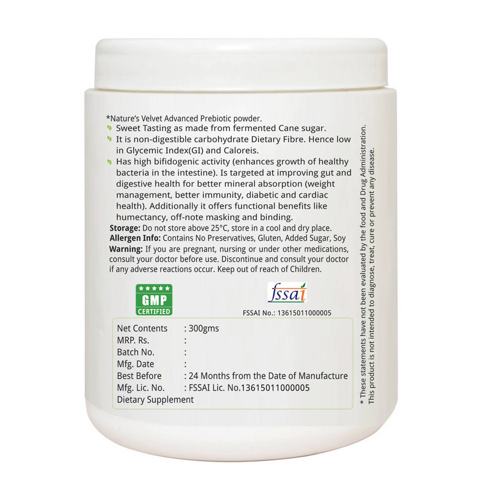 Nature's Velvet Advanced Prebiotics Powder | Grocsy
