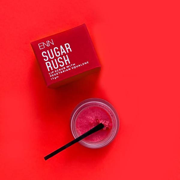 Enn Sugar Rush - Lip Scrub With Vegetarian Squalene | Grocsy