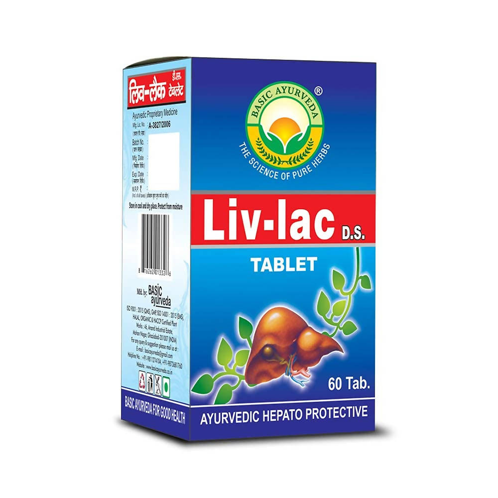 Basic Ayurveda Liv-Lac D.S. Tablets | Grocsy