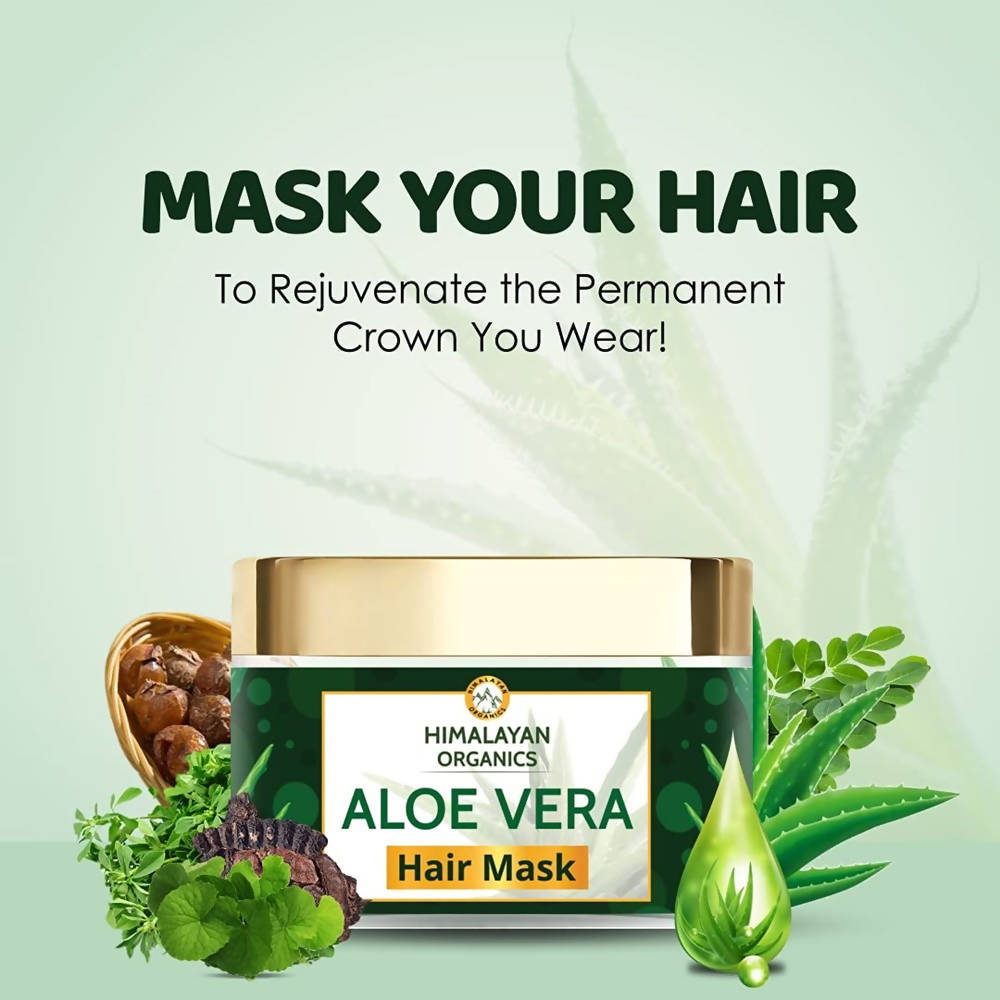 Himalayan Organics Aloe Vera Hair Mask | Grocsy