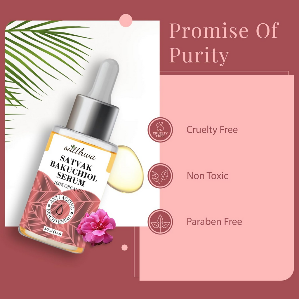Satthwa Bakuchiol Serum For Even Skin Tone | Grocsy