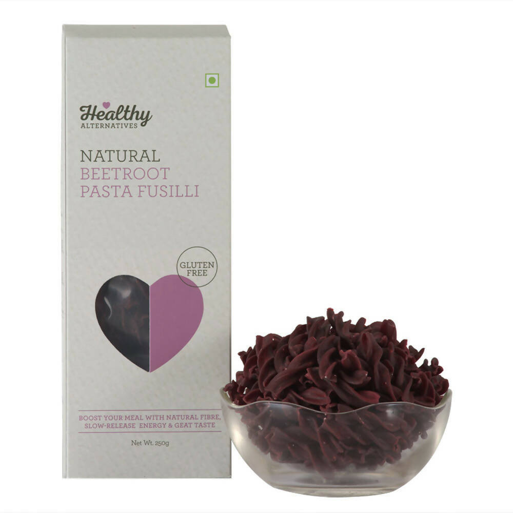 Healthy Alternatives Natural Beetroot Pasta Fusilli | Grocsy