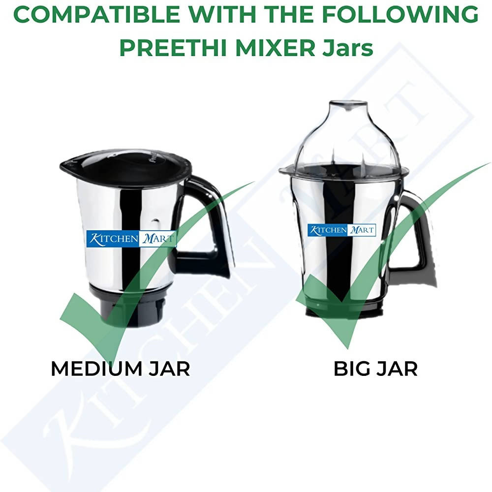 Kitchen Mart Preethi Zodiac / Zion / Zodiac 2.0 Medium and Big Jar Gasket | Grocsy