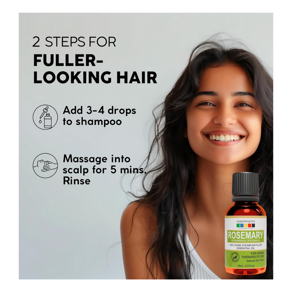 Organix Mantra Rosemary Oil for Hair - 100% Natural Rosemary Hair Oil | Grocsy