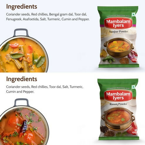 Mambalam Iyers Super Masala Mix & Pickle Mega Pack | Grocsy