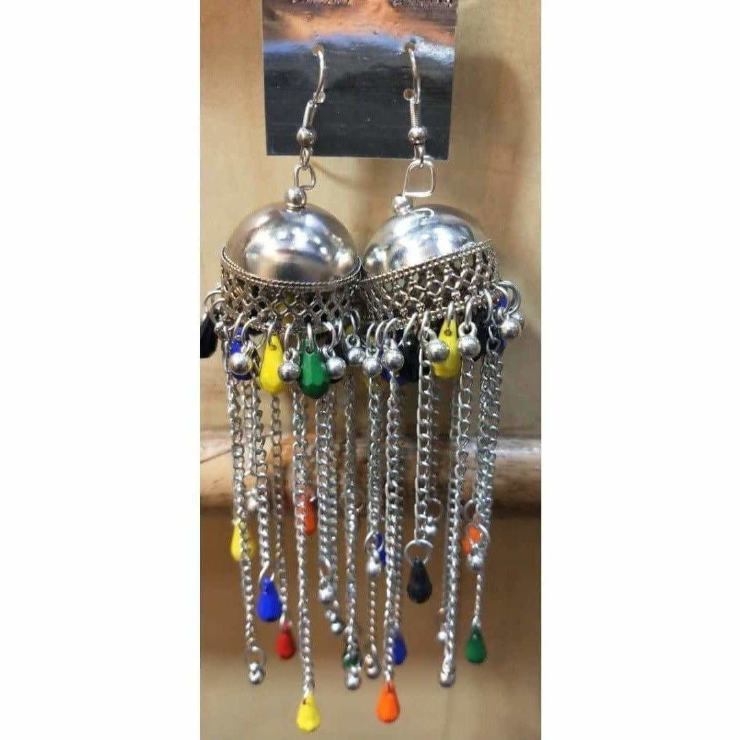 MS Fashion India Jaipur Long Chain Jhumki Earrings | Grocsy