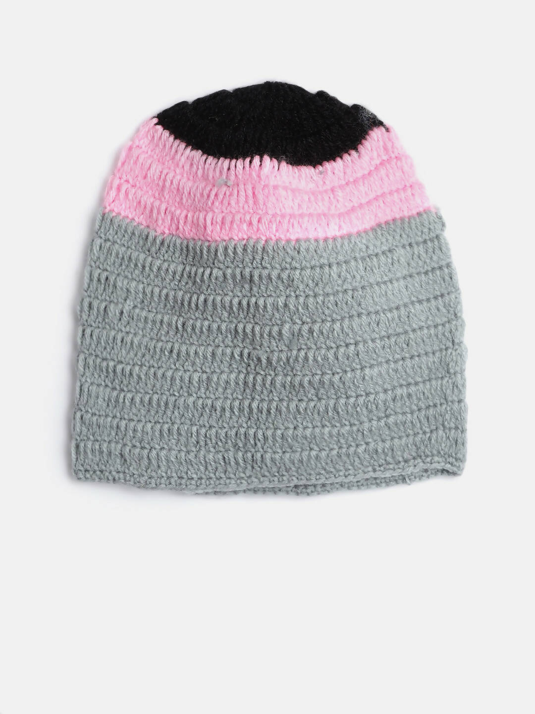 Chutput Kids Woollen Hand Knitted Anchor Detailed Cap - Multi | Grocsy