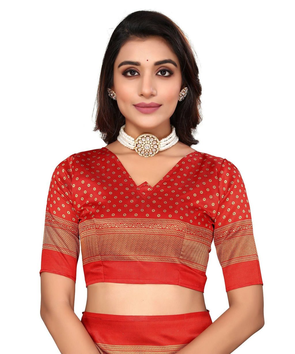 Vamika Black Printed Art Silk Saree | Grocsy