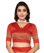 Vamika Black Printed Art Silk Saree | Grocsy