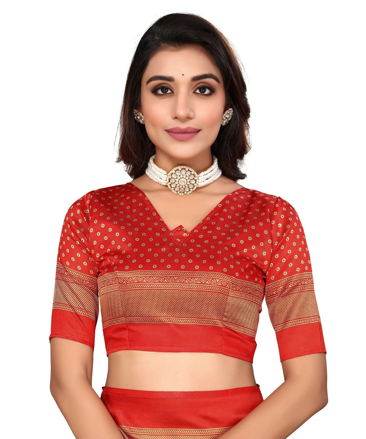 Vamika Black Printed Art Silk Saree | Grocsy