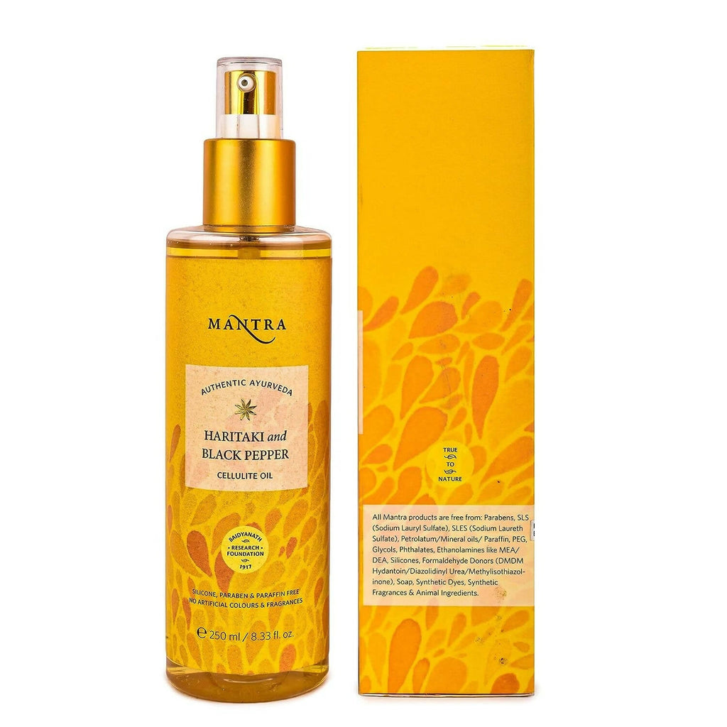 Mantra Herbal Haritaki and Black Pepper Cellulite Oil | Grocsy