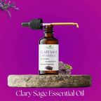 Natupure Clary Sage Essential Oil for Aromatherapy, Skin and Hair | Grocsy