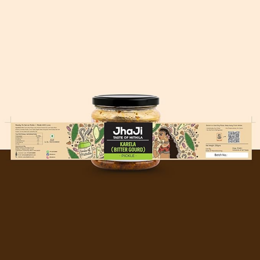 Jhaji Store Karela (Bitter Gourd) Pickle | Grocsy