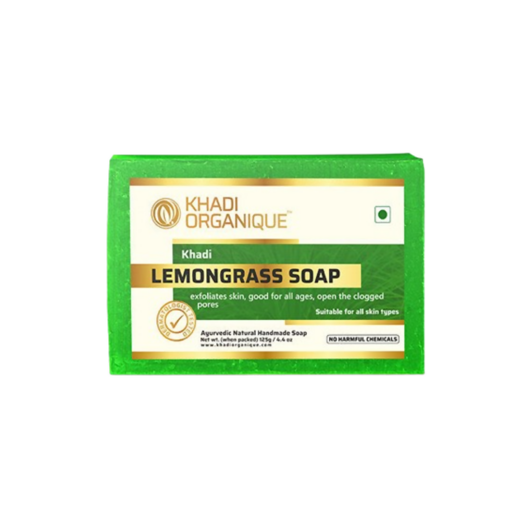 Khadi Organique Lemongrass Soap | Grocsy