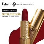 Kay Beauty x Falguni Shane Peacock Luxe Matte Lipstick - Ruby Banarasi | Grocsy