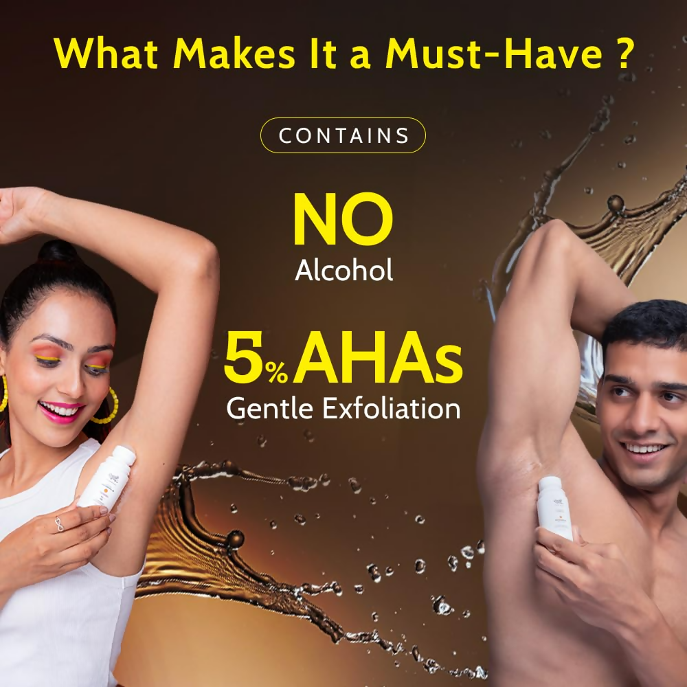 Chemist At Play UnderArm Roll-On with 5% AHA (Woody Musk Fragrance) | Grocsy