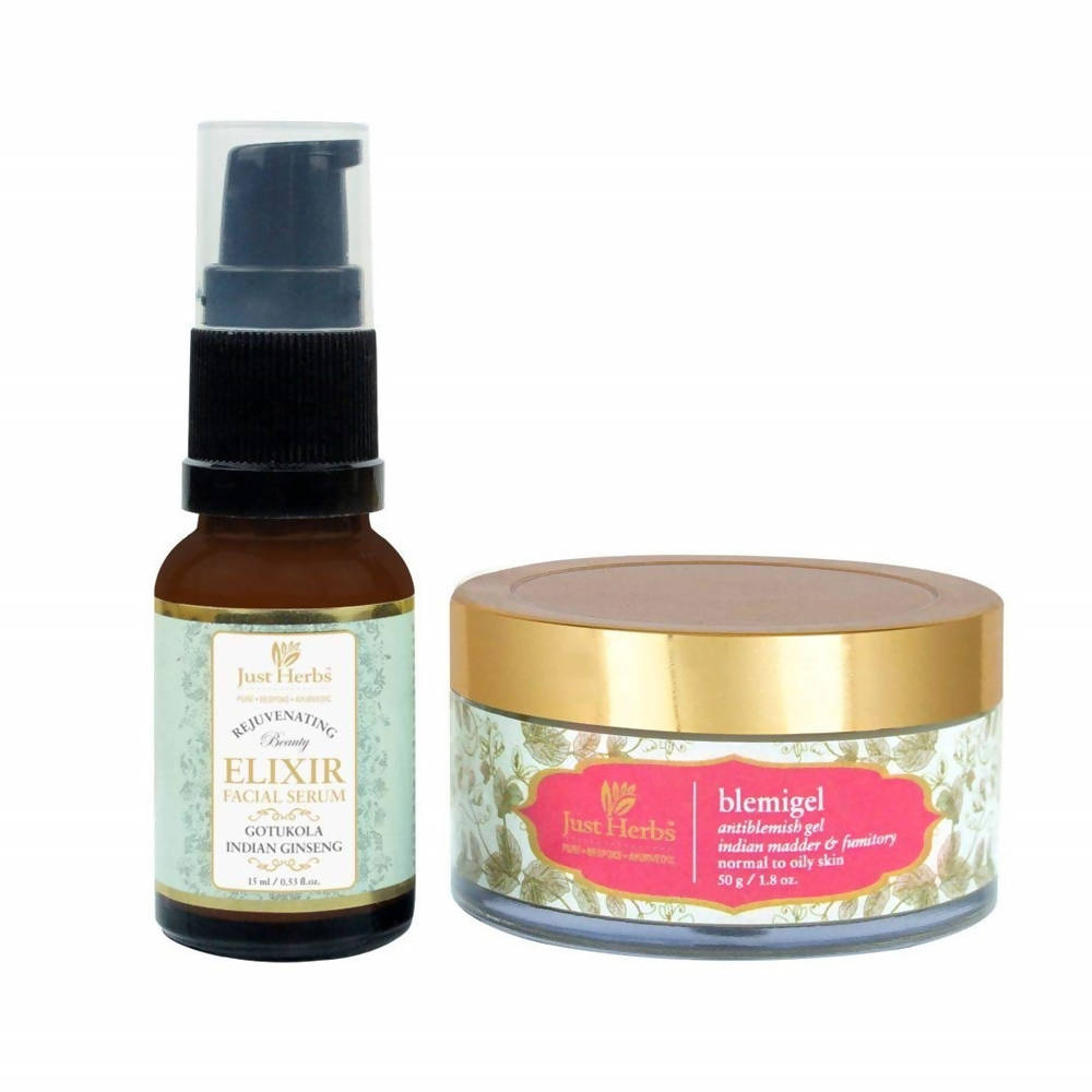 Just Herbs Blemish-control Nigh Kit - Oily / Combination Skin Combo | Grocsy