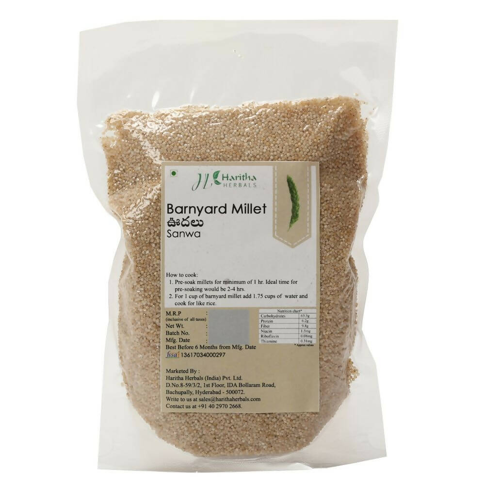 Haritha Foods Barnyard Millets | Grocsy