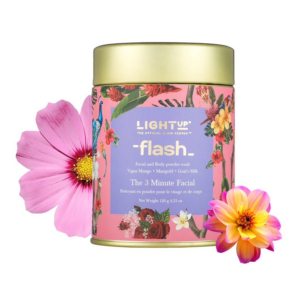 Light Up Flash Facial And Body Powder Wash | Grocsy