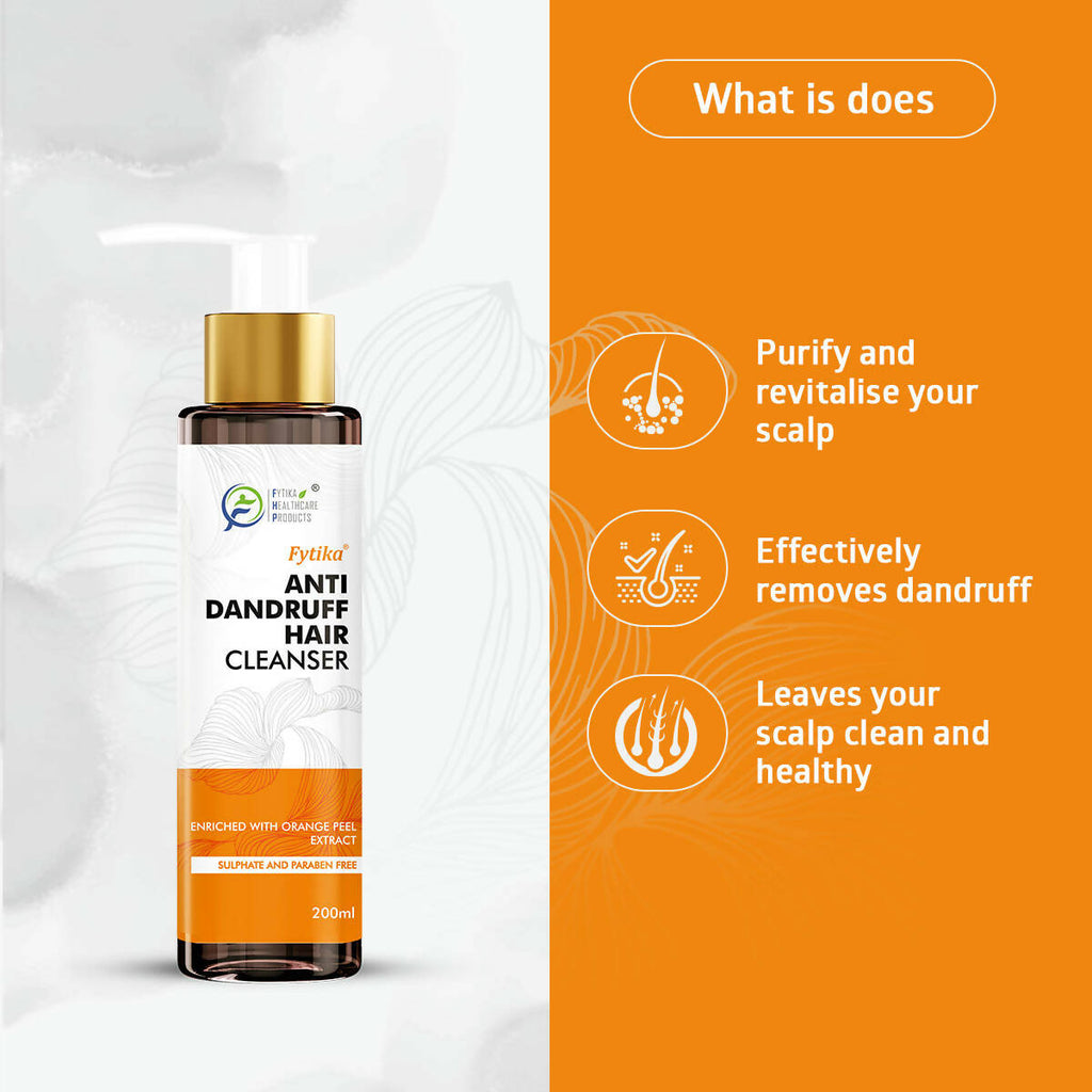 Fytika Anti dandruff Hair Cleanser with Orange Peel Extract | Grocsy