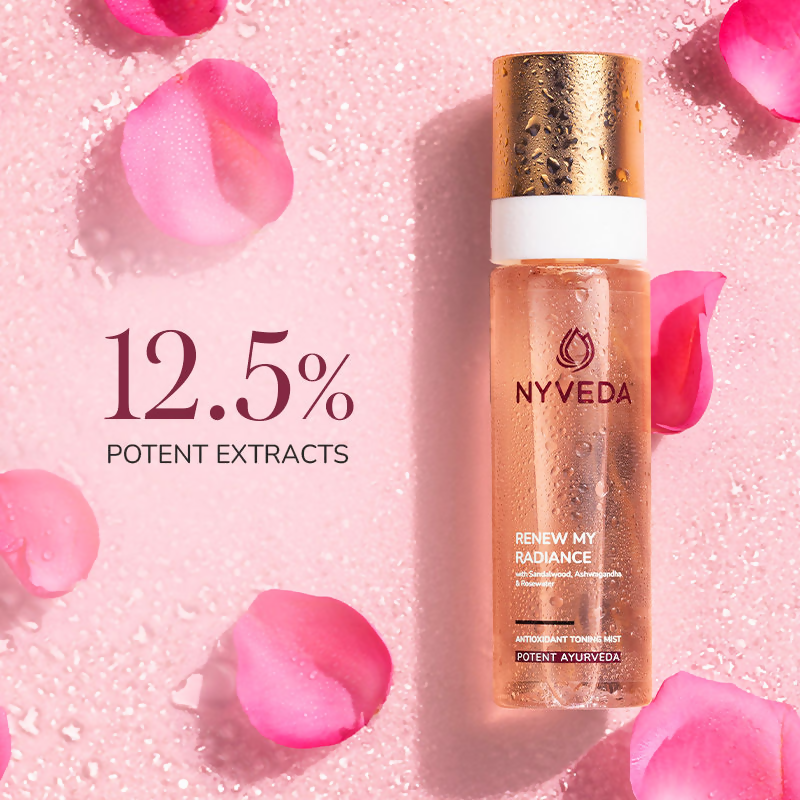 Nyveda Renew My Radiance Antioxidant Toning Mist With Rose Water | Grocsy