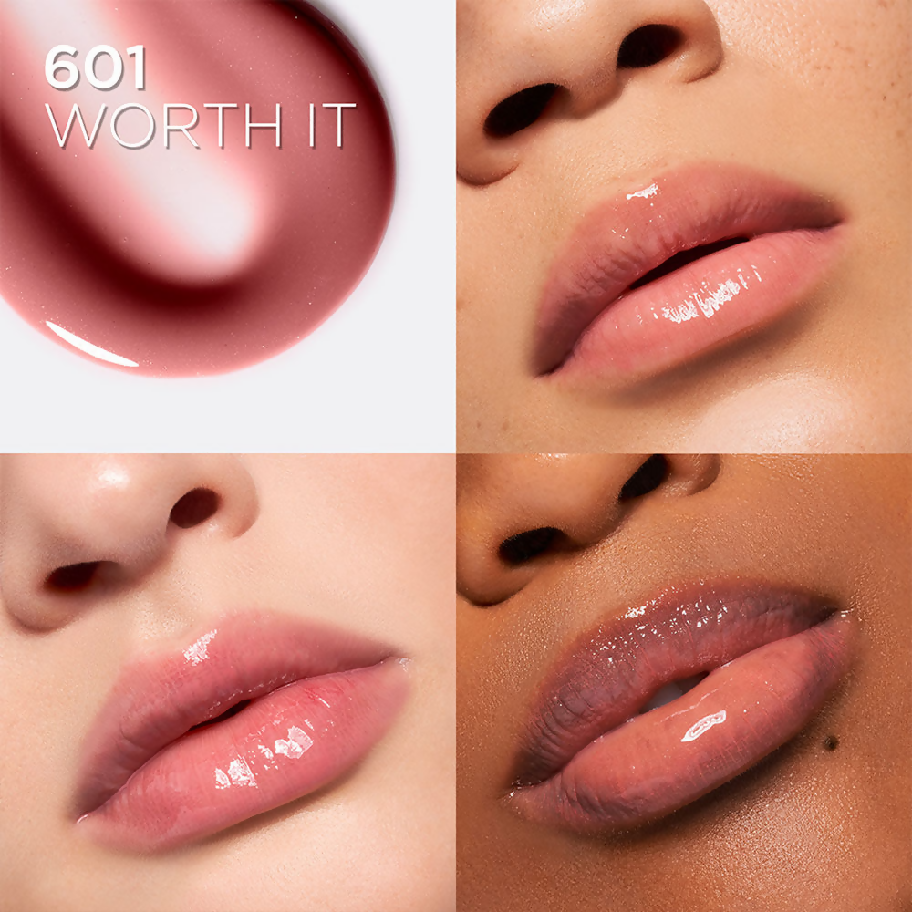 L'Oreal Paris Plump Ambition Hyaluron Lip Oil - 601 Worth It | Grocsy
