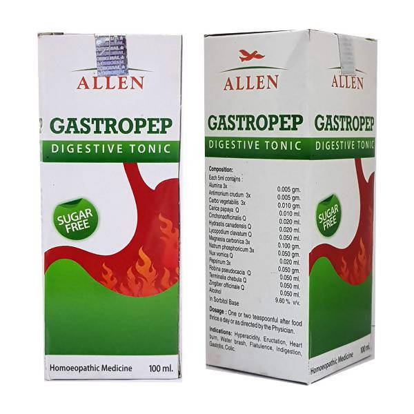 Allen Homeopathy Gastropep Tonic (Sugar Free) | Grocsy
