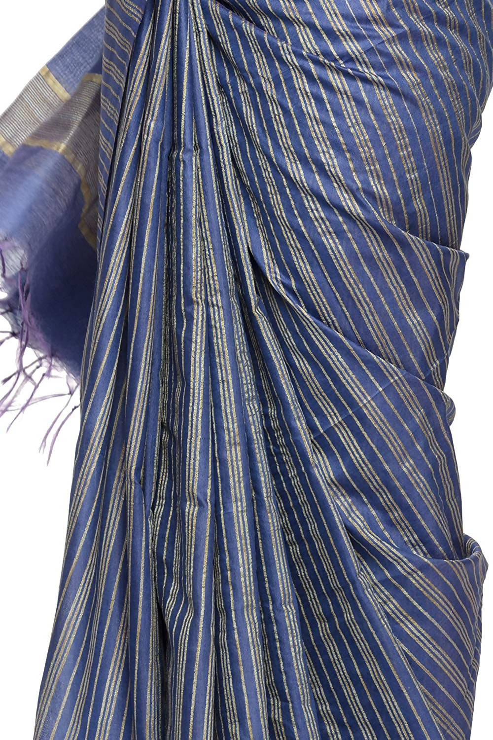 Mominos Fashion Royal Blue Color Bhagalpuri Saree | Grocsy
