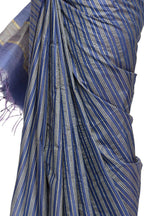 Mominos Fashion Royal Blue Color Bhagalpuri Saree | Grocsy