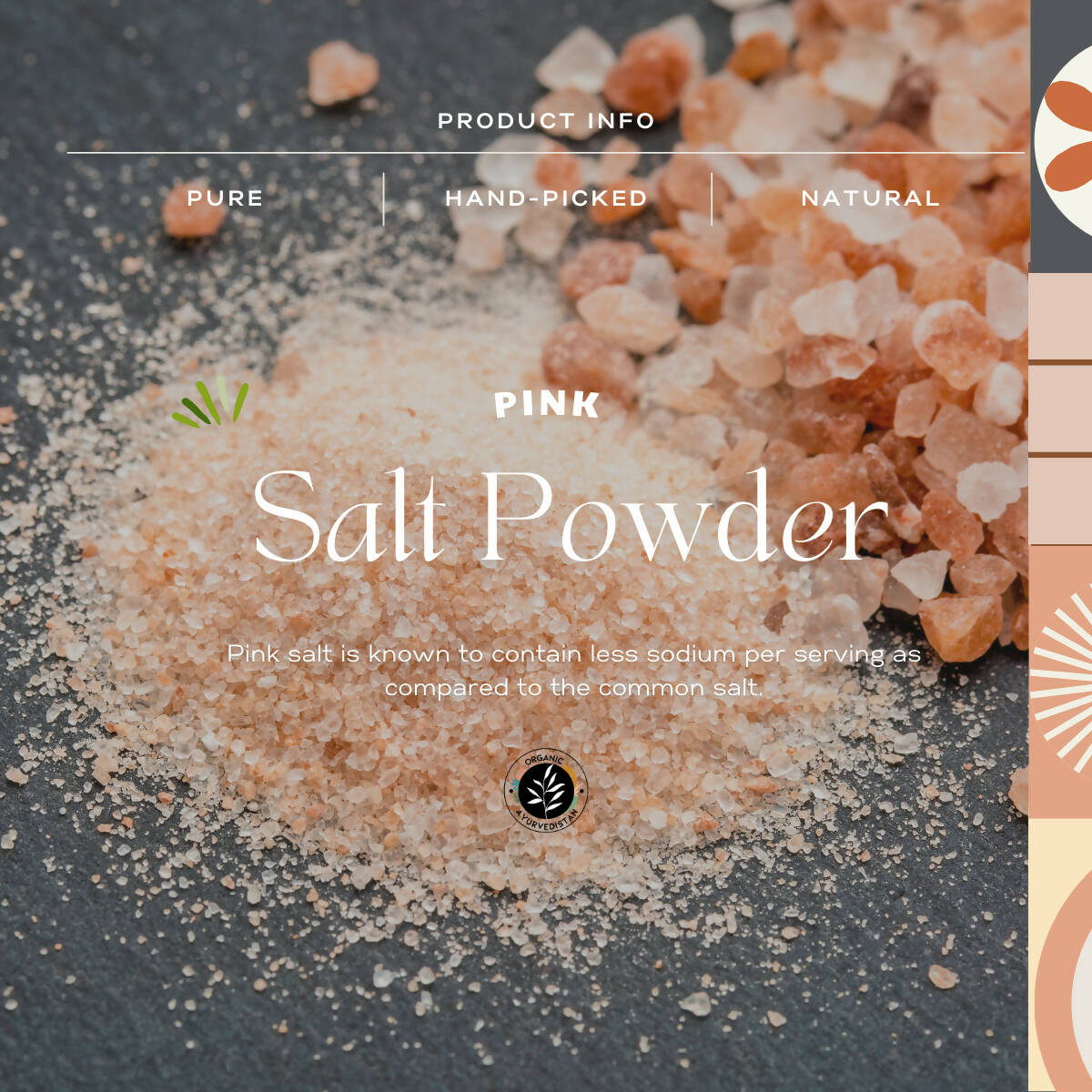 Organic AyurveGrocsyn Pink Salt Powder | Grocsy