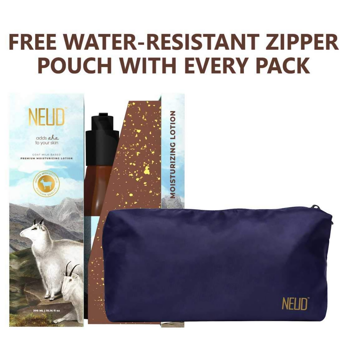 Neud Goat Milk Premium Moisturizing Body Lotion | Grocsy