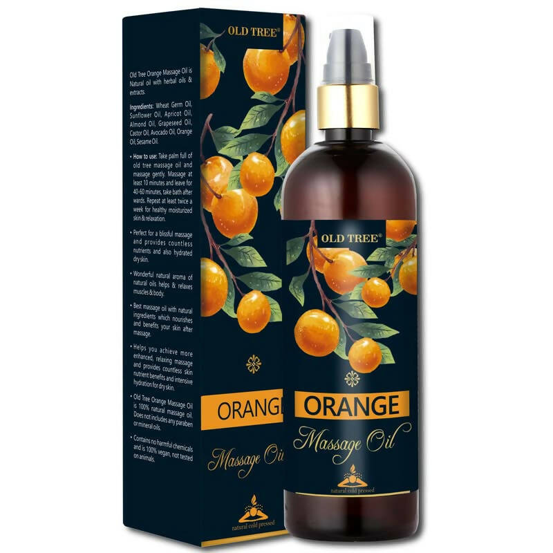 Old Tree Orange Body Massage Oil | Grocsy