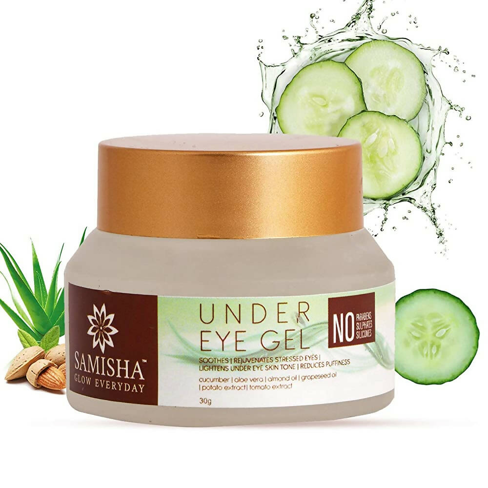 Samisha Organic Under Eye Dark Circles Removal Cream Gel | Grocsy