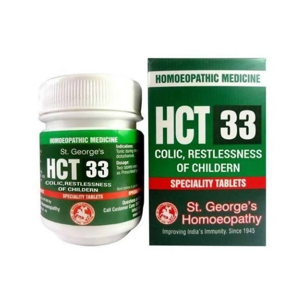 St. George's Homeopathy HCT 33 Tablets | Grocsy