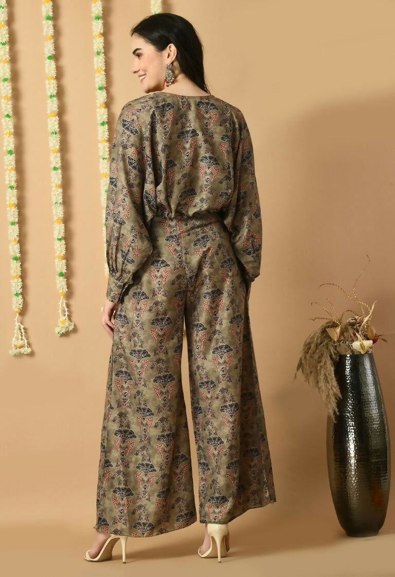 Joban Fashion D.Green Maslin Kurta Set | Grocsy