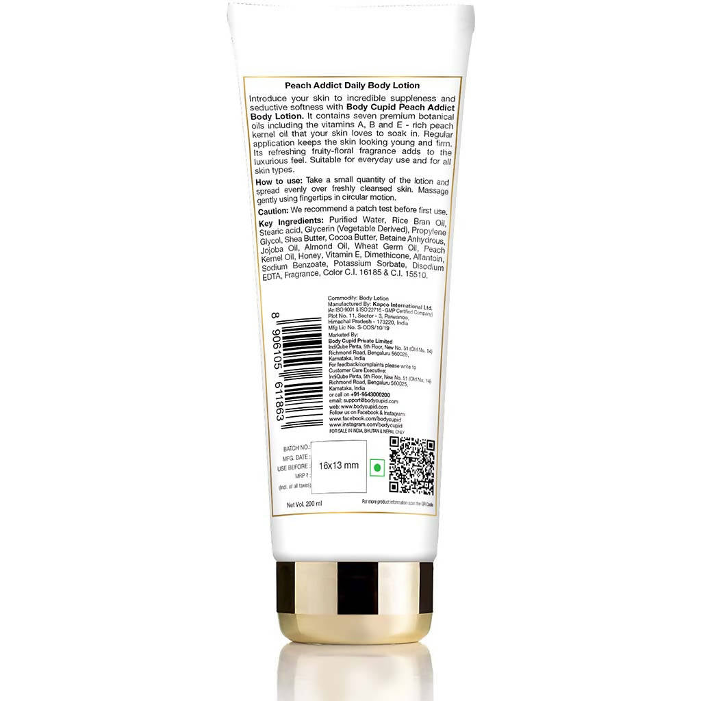 Body Cupid Peach Addict Daily Body Lotion | Grocsy