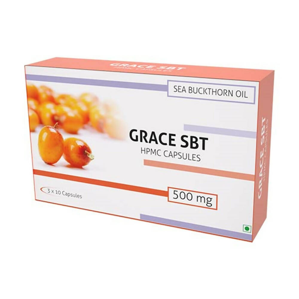Nutra Grace Sea Buckthorn Oil (SBT) Capsules | Grocsy