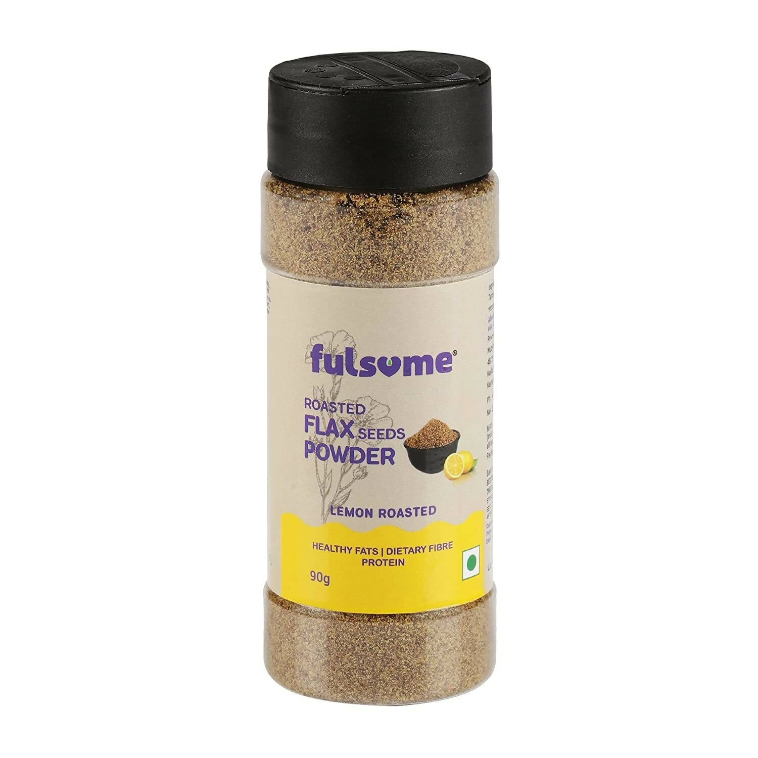 Fulsome Roasted Flax Seeds Powder - Lemon Roasted | Grocsy
