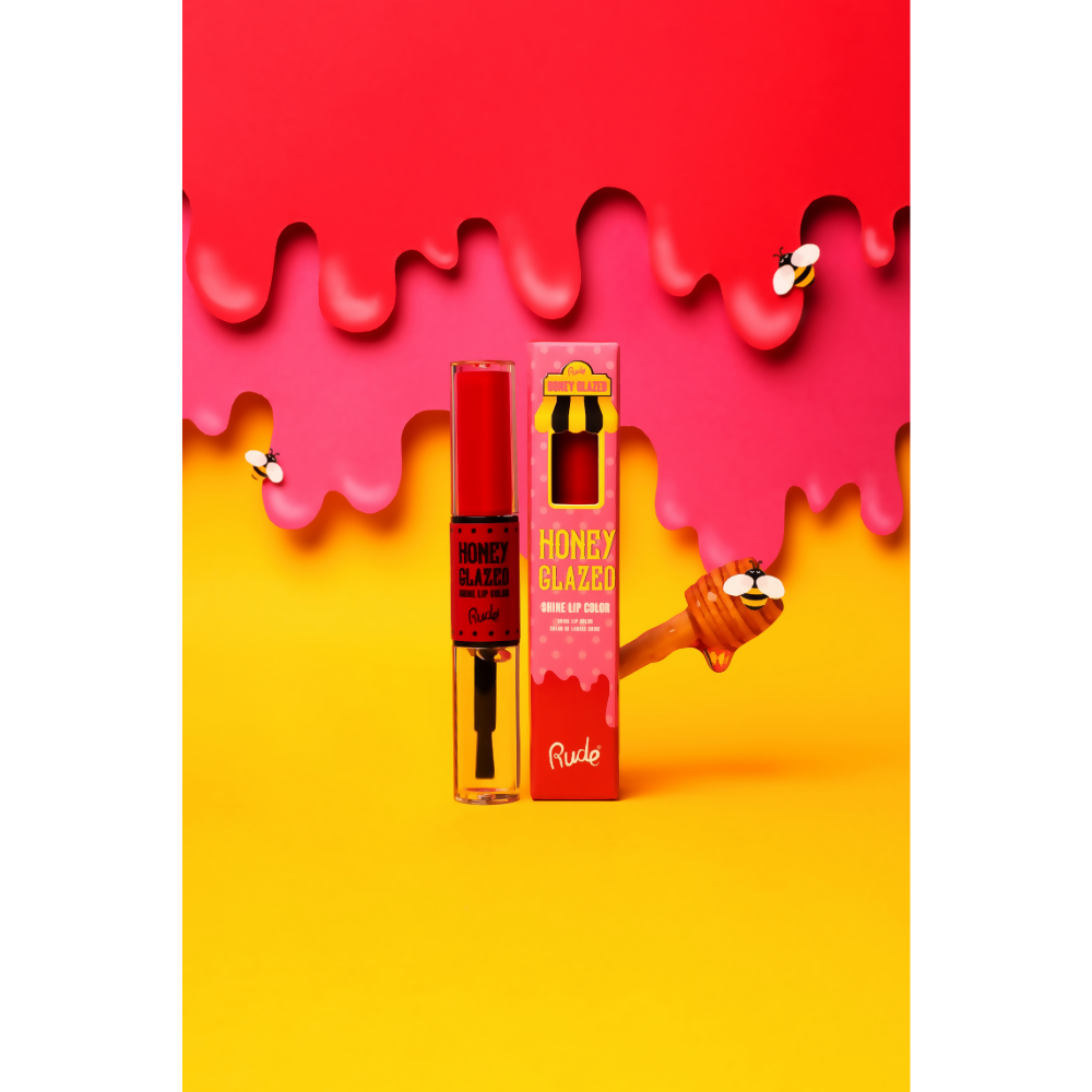 Rude Cosmetics Honey Glazed Shine Lip Color - Maple Bacon | Grocsy